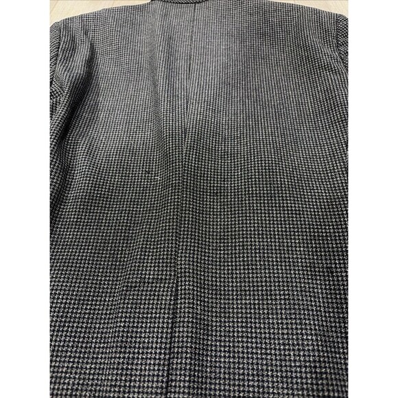 LOT OF 2 EXPRESS EXTRA SLIM CHARCOAL NAVY WOOL TWEED SPORT COAT JACKET SZ 40S - Picture 13 of 16